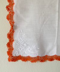Embroidered Lace Handkerchief