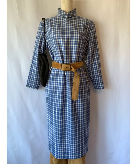 Mao Color CheckDress