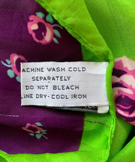 Rose patterned scarf