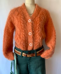 Low Gauge Liner Mohair Cardigan