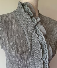Lace and Frills Sleeveless Tops
