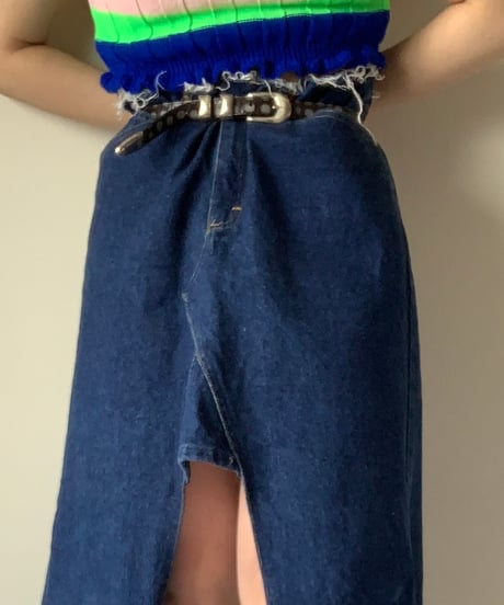 "Lee" Denim Maxi Skirt