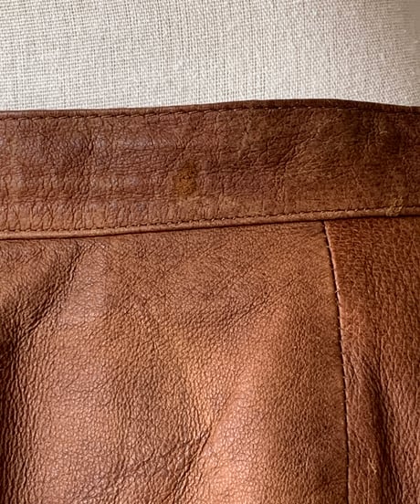Fake Leather Tight Skirt