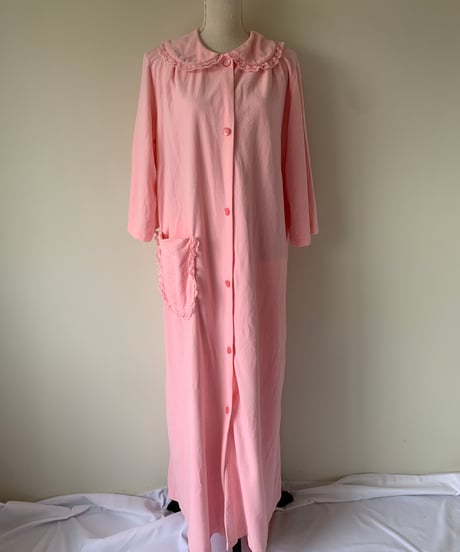 60s-70s Pale pink maxi dress
