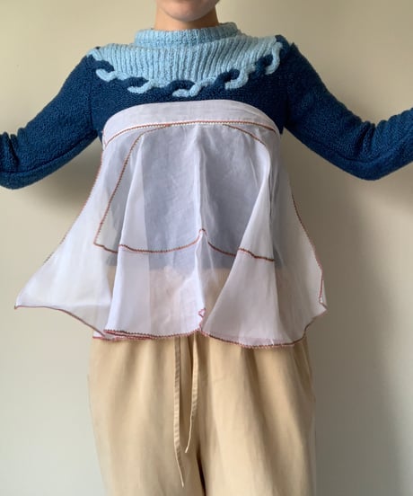 "1950s-1980s" See Through Waist Apron-TypeB-