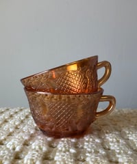 1950's Vintage Carnival Glass Mug