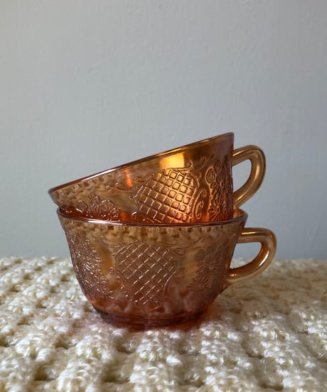 1950's Vintage Carnival Glass Mug