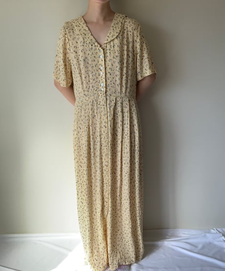 Flower Print Maxi Dress