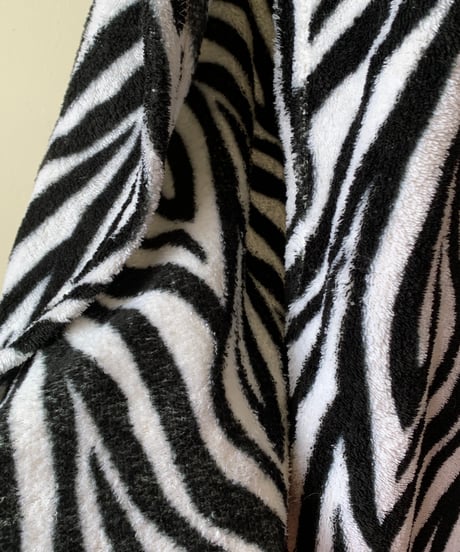 Zebra stripe wrap towel