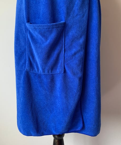 Blue wrap towel
