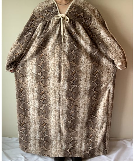 "1974's～95's" Python Print Maxi Dress