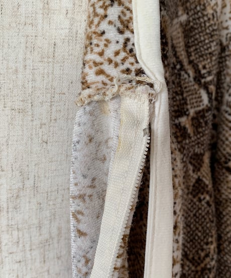 "1974's～95's" Python Print Maxi Dress