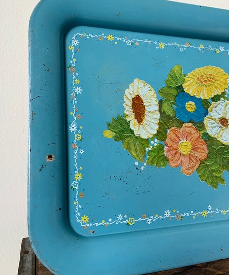 Floral Tin Tray