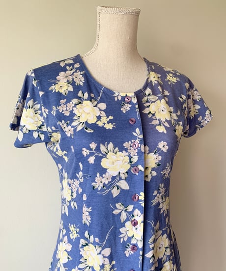 Flower Print Cotton Dress