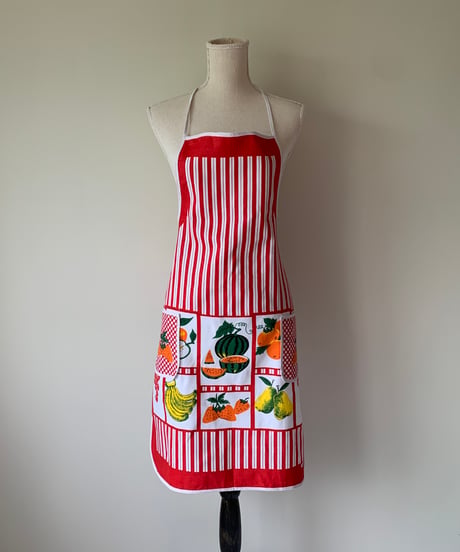 Dead Stock Fruit Print Apron