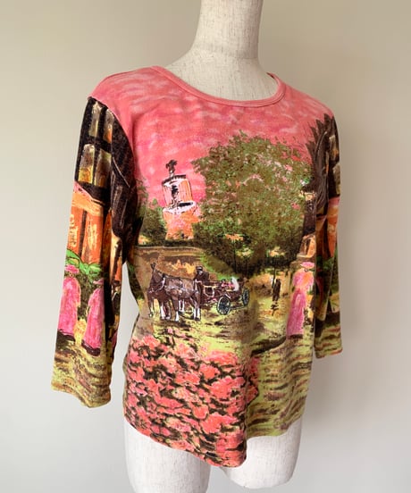 Painting Print Tops