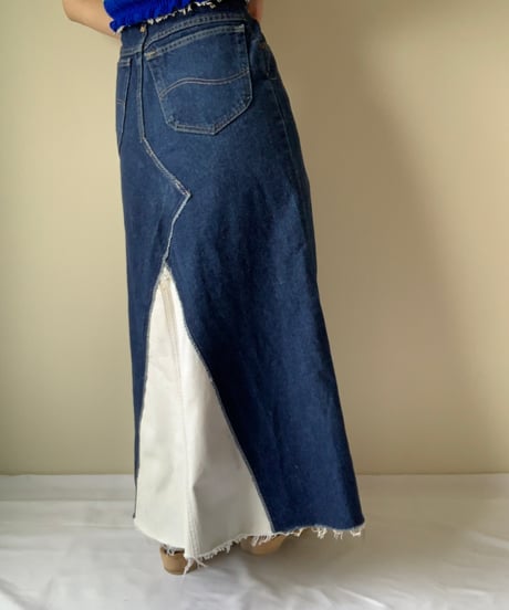 "Lee" Denim Maxi Skirt
