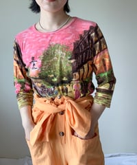 Painting Print Tops