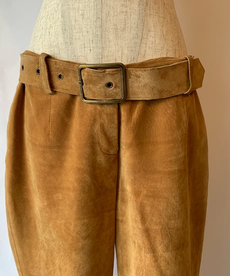 Leather Flare Pants