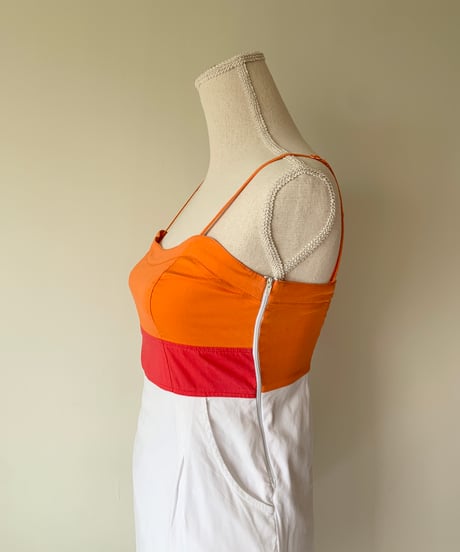 Two-tone Camisole Dress