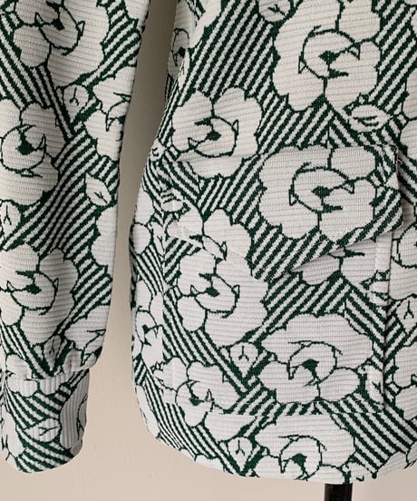 "70s" Flower Print & Stripe Shirt