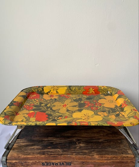 "1960s" Floral TV Tray