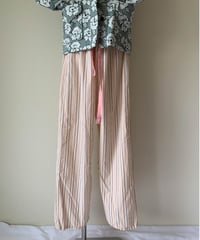 Stripe Relax  Wide Pants