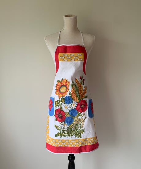 Dead Stock Flower Print Apron