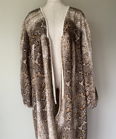 "1974's～95's" Python Print Maxi Dress