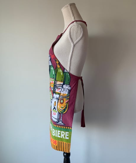 Beer Print Vintage Apron