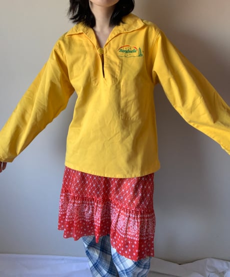 euro vintage Cotton work pullover