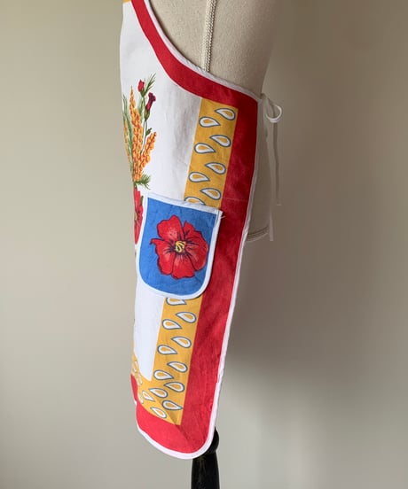 Dead Stock Flower Print Apron