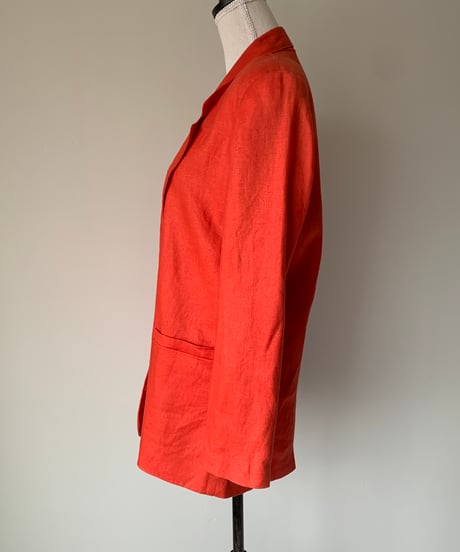 Funky Orange! Fake Pocket Jacket