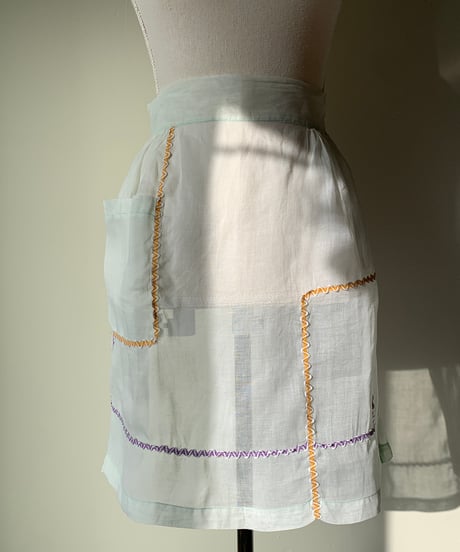 "1950s-1980s" See Through Waist Apron-TypeD-