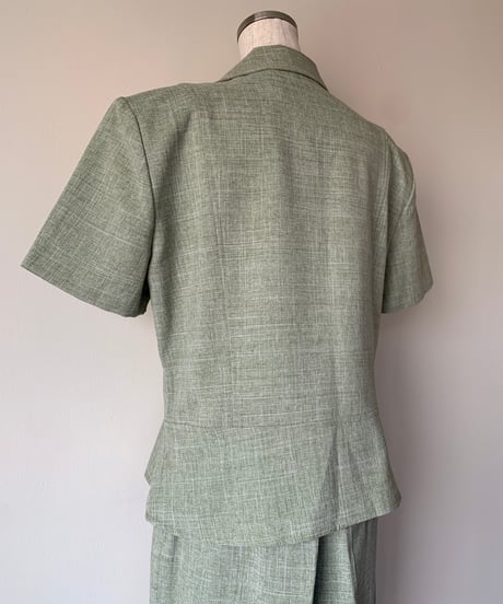 Pale Green Short Sleeve Set Up