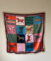 All-over Horse Pattern Scarf