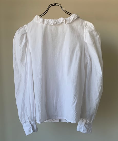 V-Neck Frill Blouse