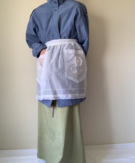 "1950s-1980s" See Through Waist Apron-TypeA-