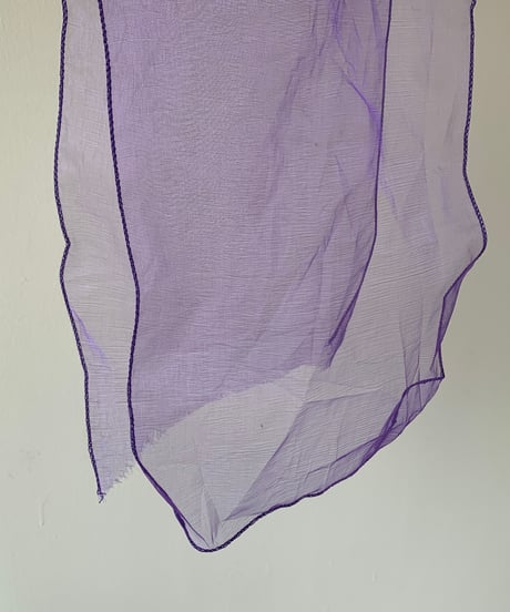 Sheer Scarf -purple-