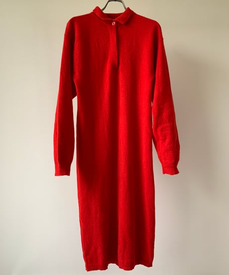 Cashmere Knit Shirt Dress