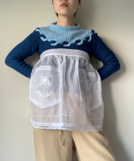 "1950s-1980s" See Through Waist Apron-TypeA-