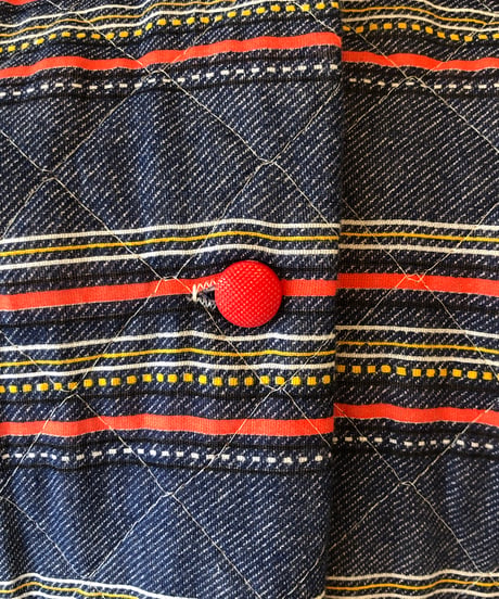 Waist Gather Quilting Dress