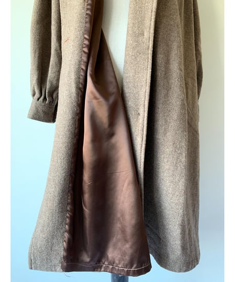 Balloon Sleeve Soutien Collar Coat