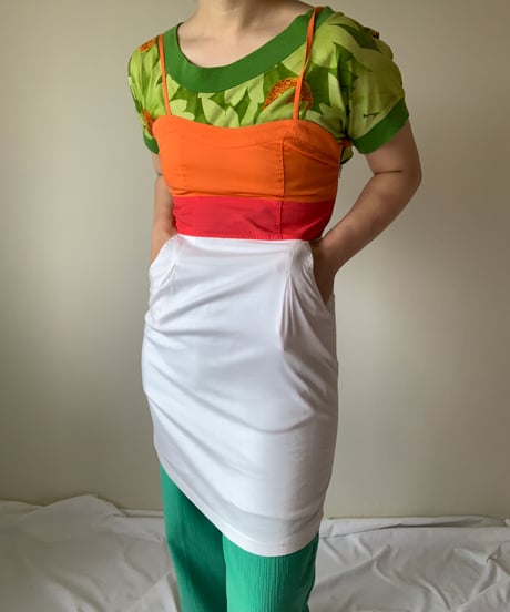 Two-tone Camisole Dress