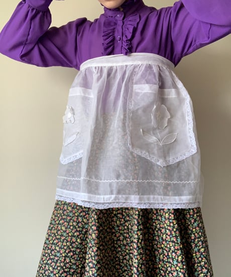 "1950s-1980s" See Through Waist Apron-TypeA-