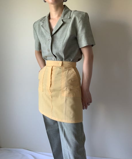"90s" Work Mini Skirt