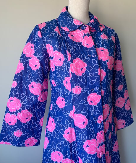 Quilting Floral Pattern Dress