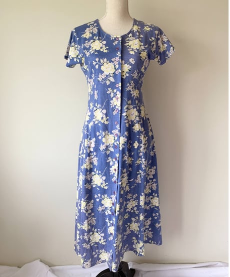 Flower Print Cotton Dress
