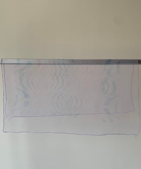 Sheer Scarf -water pattern-