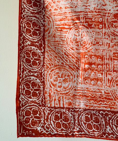 Scarf -All-over pattern-